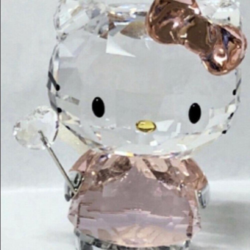 Swarovski Crystal Hello Kitty Fairy Figurine!*Mint**RARE